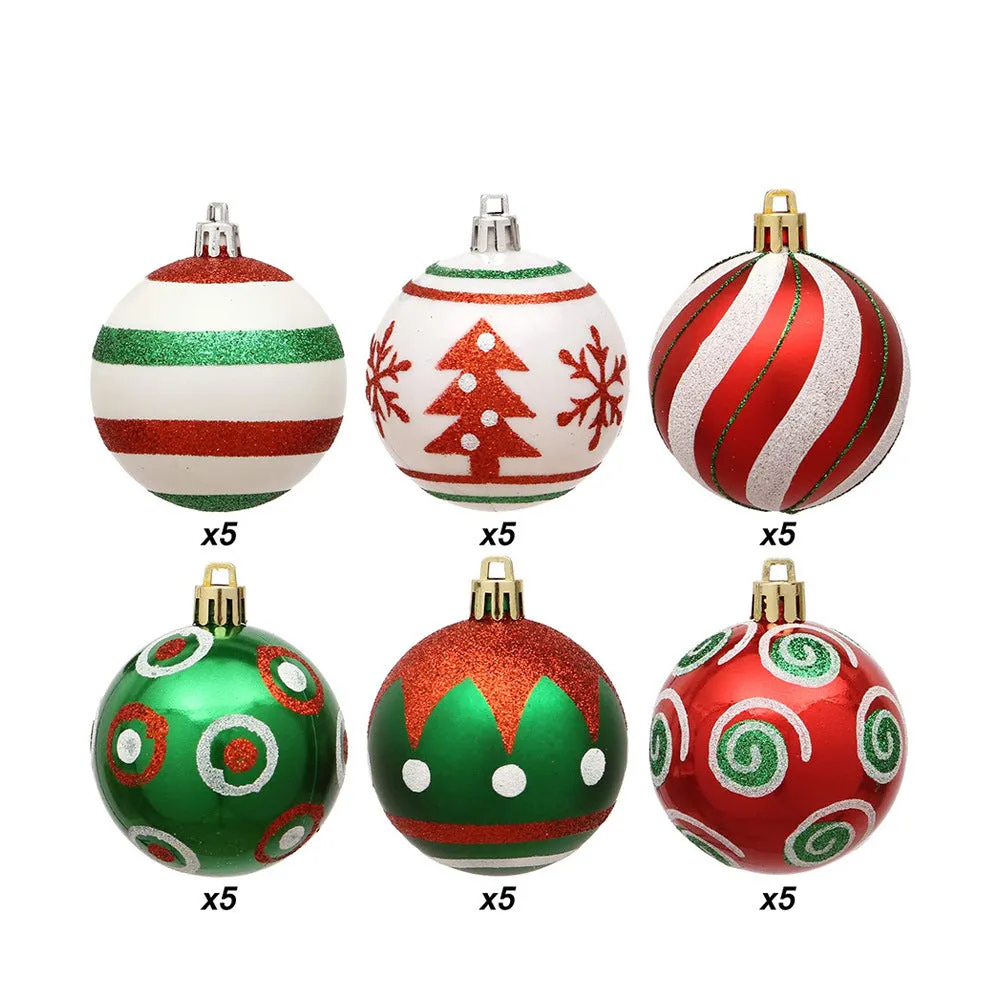 6cm Colorful Glow Balls – Pack of 30