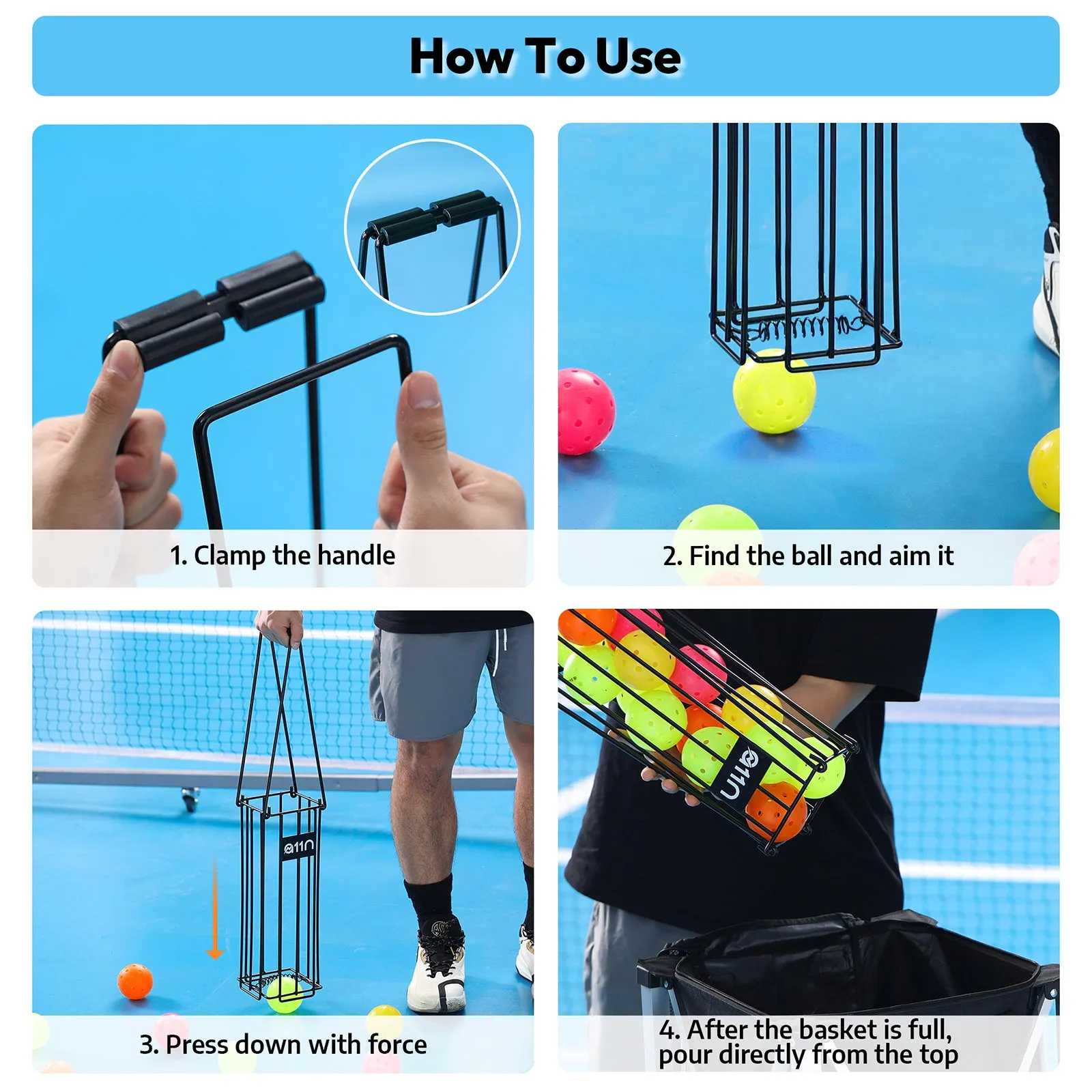 A11N Portable Pickleball Collector