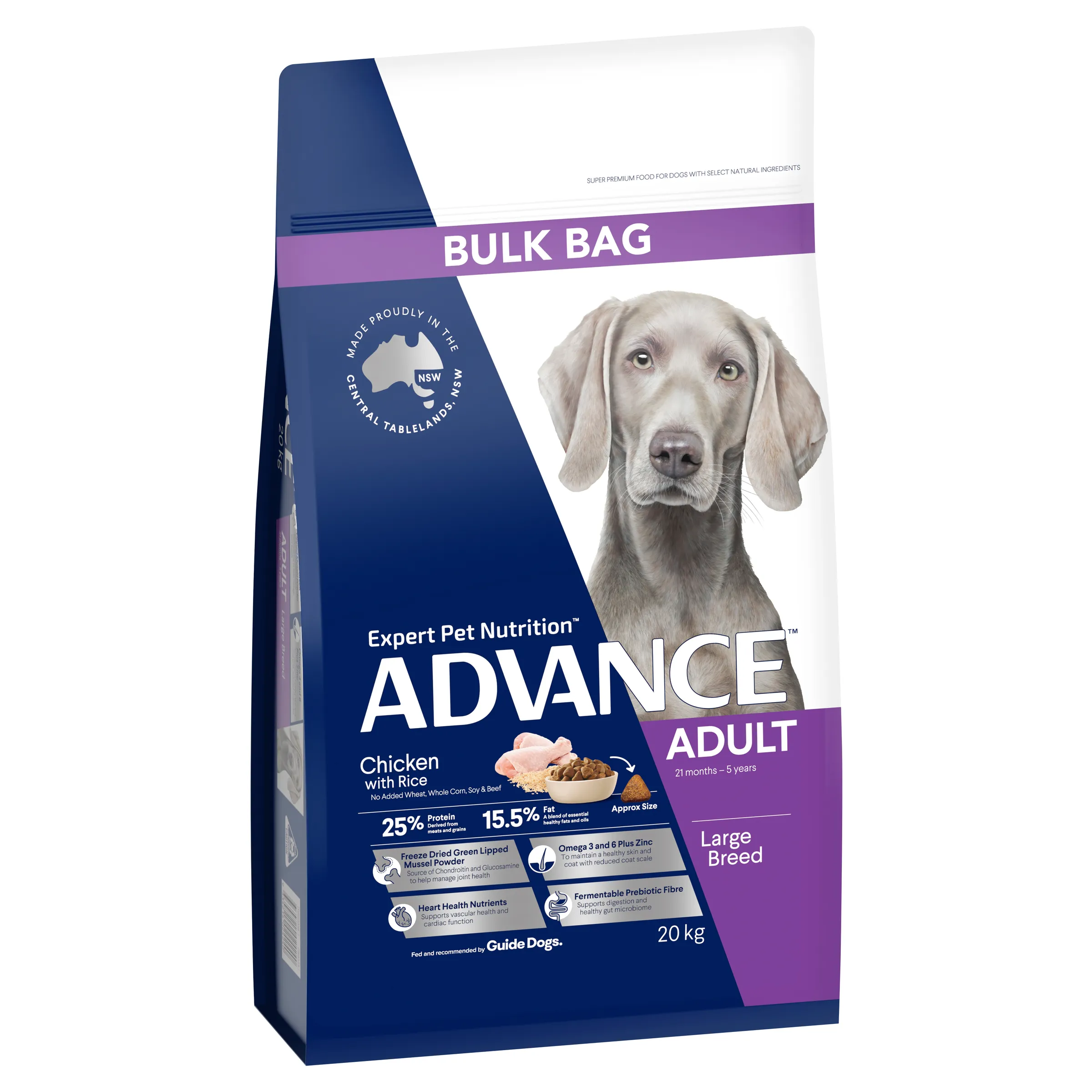 Advance Chicken and Rice Large Breed Adult Dry Dog Food