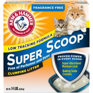 Arm & Hammer Super Scoop Unscented Clumping Litter