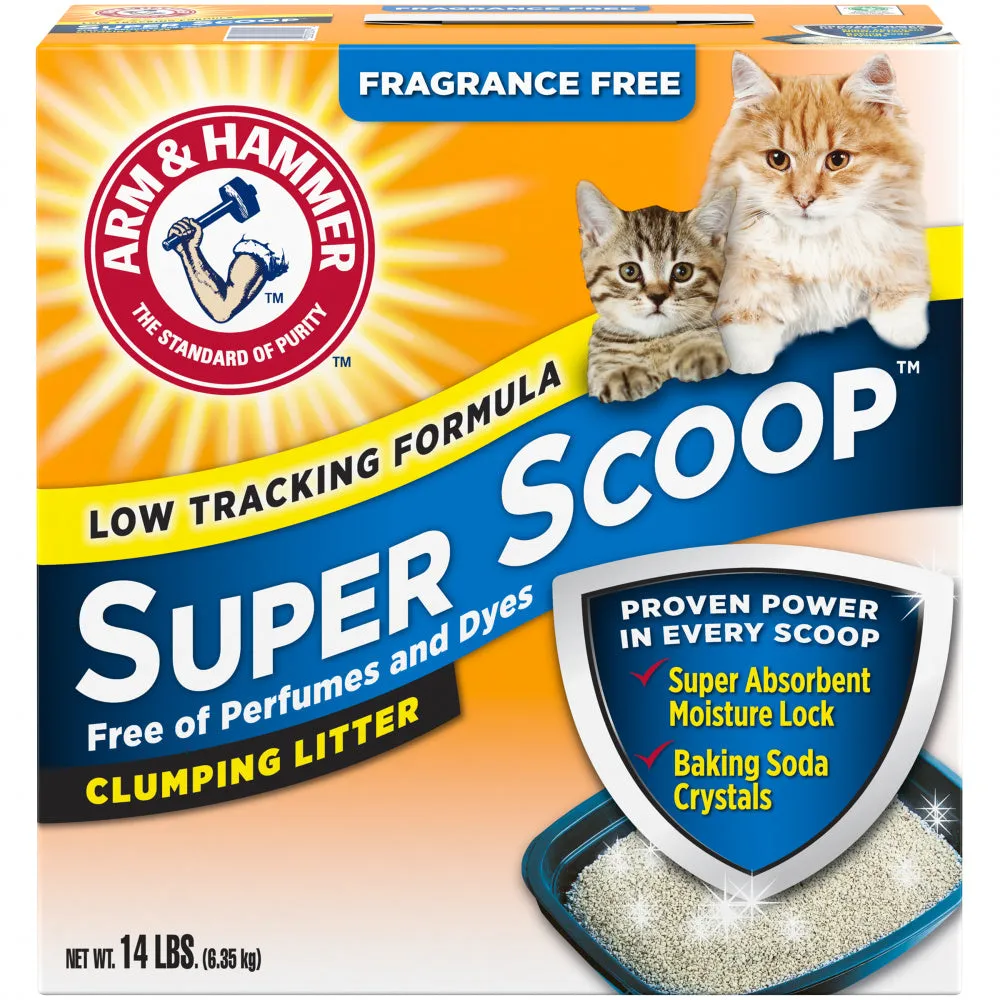 Arm & Hammer Super Scoop Unscented Clumping Litter