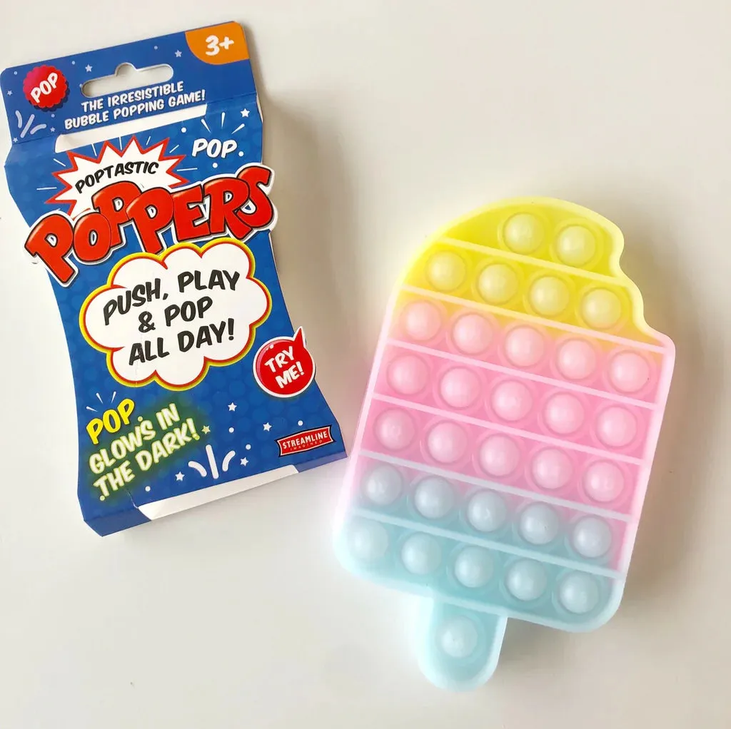 Assorted Glow in the Dark Popper Fidget Toys