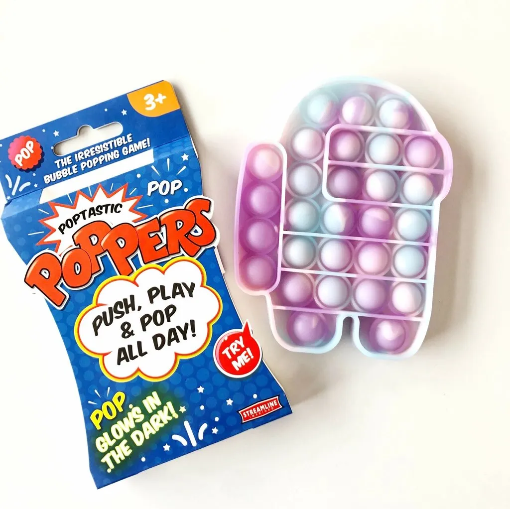 Assorted Glow in the Dark Popper Fidget Toys