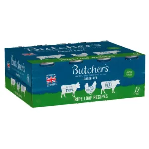 Butcher's Grain Free Tripe Loaf Recipes 12x400g