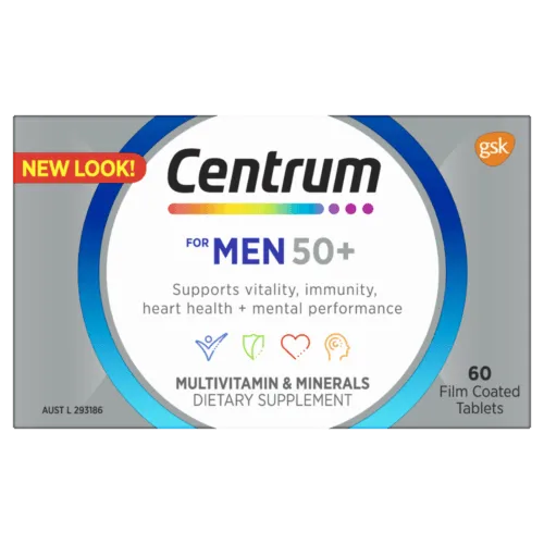 Centrum for Men 50  Multivitamin 60 Tablets