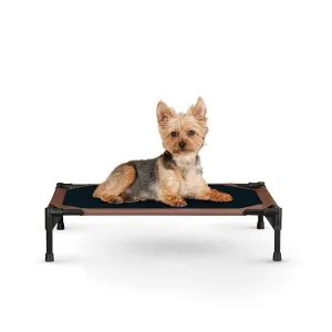 Chocolate Brown Dog Cot with Waterproof Fabric - Small