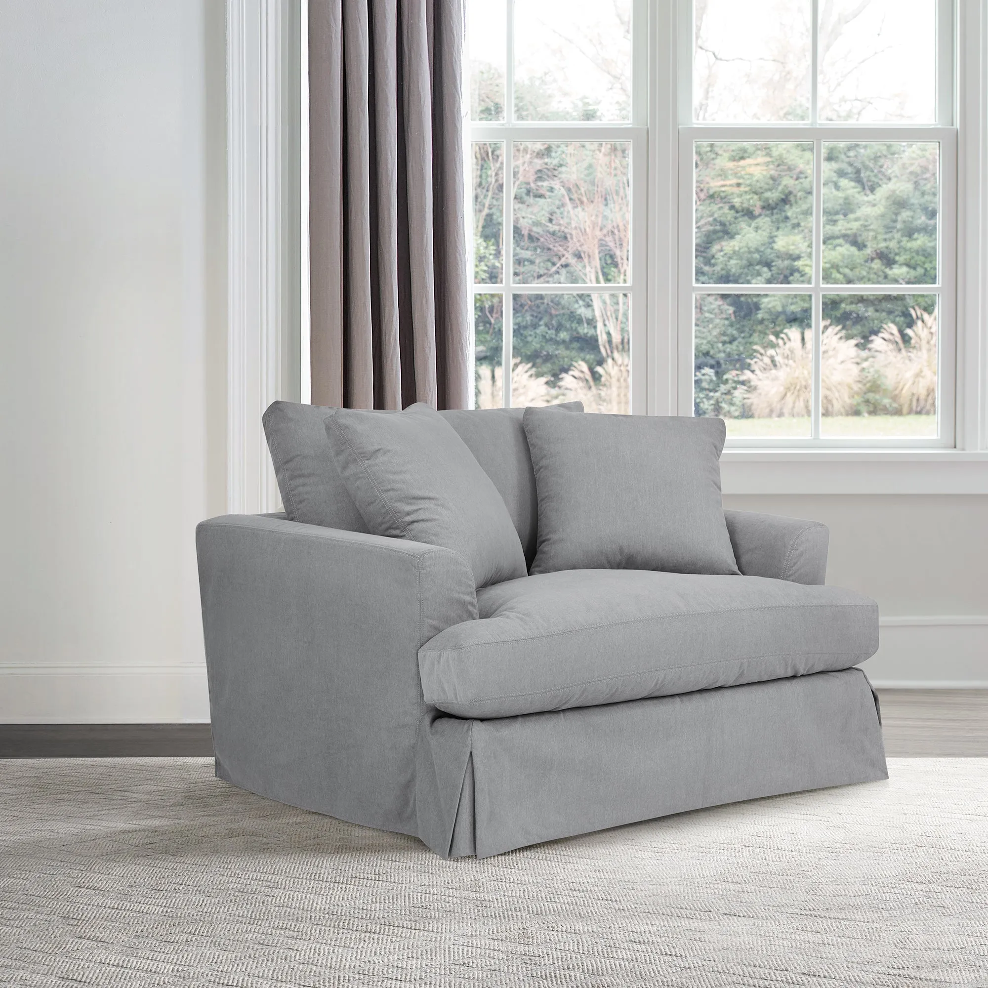 Ciara 53 in. Upholstered Chair and a Half
