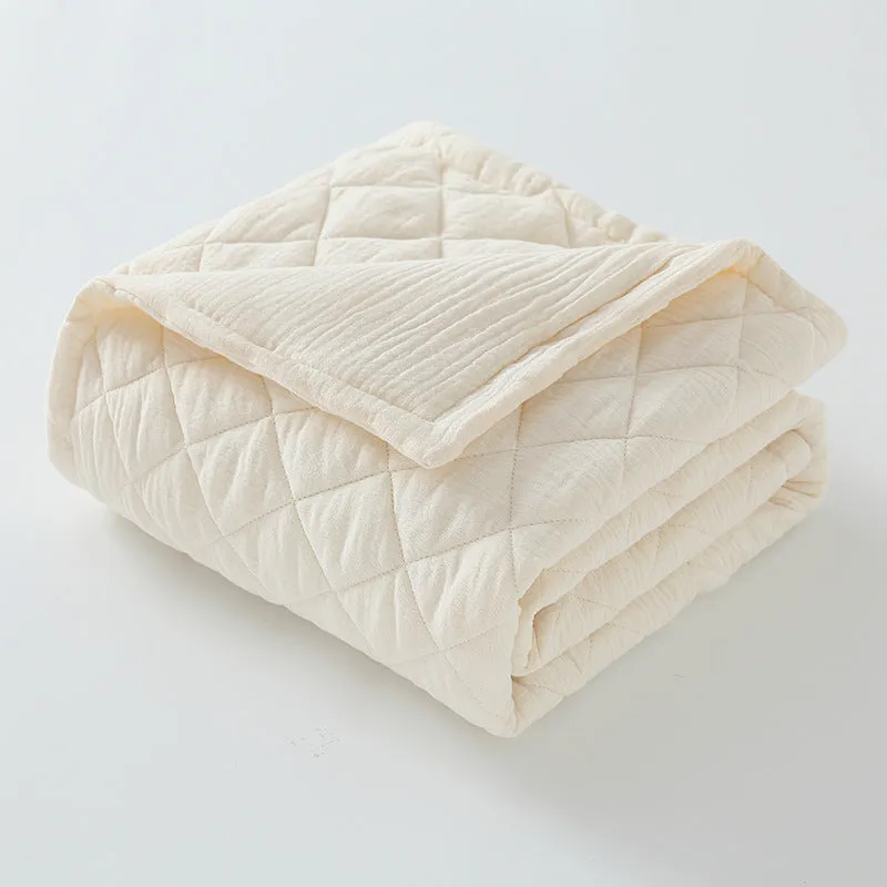 Comfortable Cotton Muslin Baby Quilt