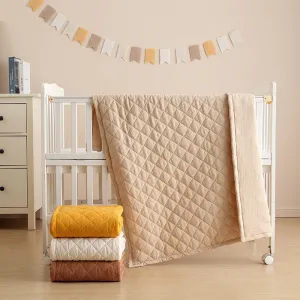 Comfortable Cotton Muslin Baby Quilt
