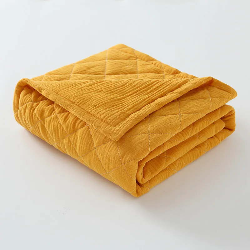 Comfortable Cotton Muslin Baby Quilt