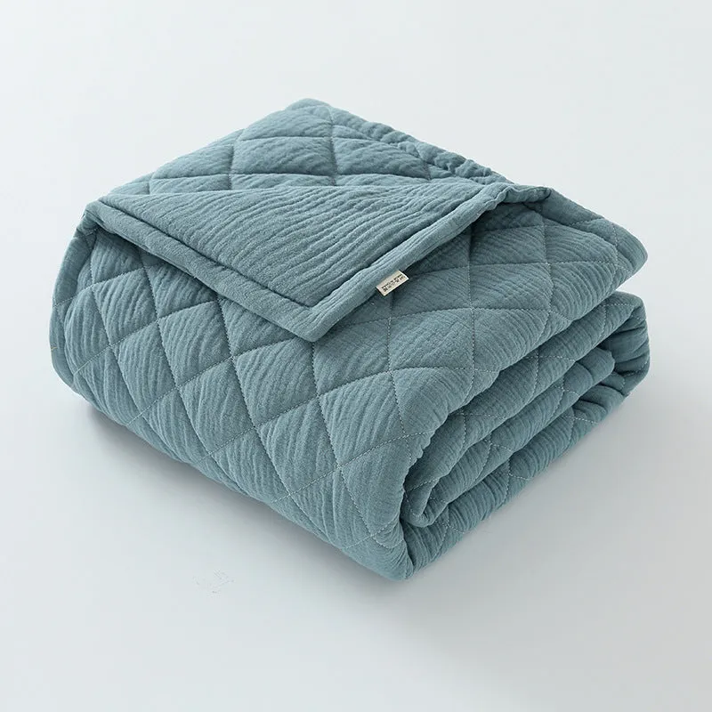 Comfortable Cotton Muslin Baby Quilt