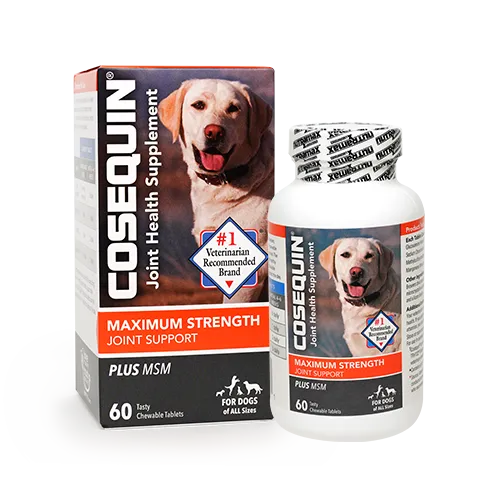 COSEQUIN® Maximum Strength Plus MSM Chewable Tablets