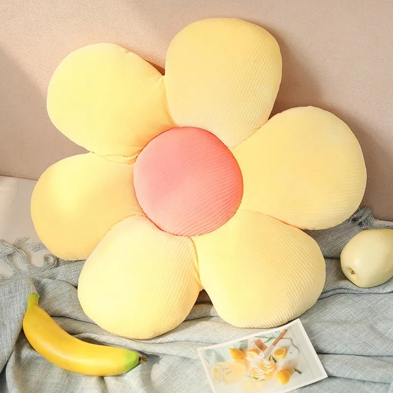 Cute Floral Sunflower Pillow