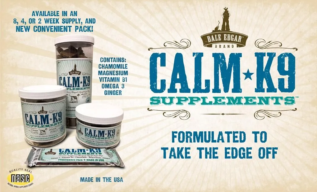 Dale Edgar Calm K9 Supplements