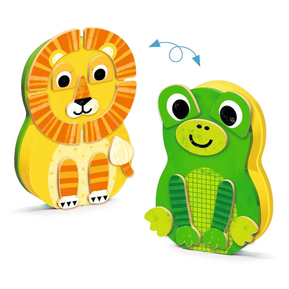 Djeco InZeBox Zanimals - Wooden Magnetics Game