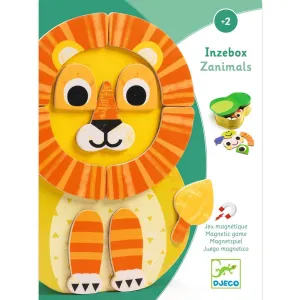 Djeco InZeBox Zanimals - Wooden Magnetics Game