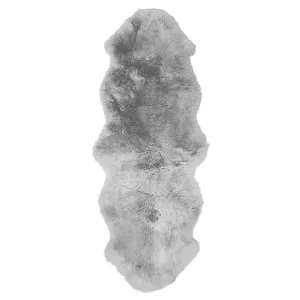 Double Light Grey Sheepskin