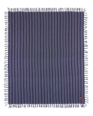 Dylan Throw Blanket in Indigo
