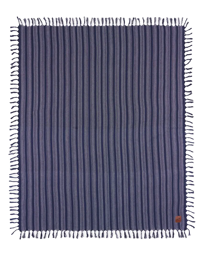 Dylan Throw Blanket in Indigo