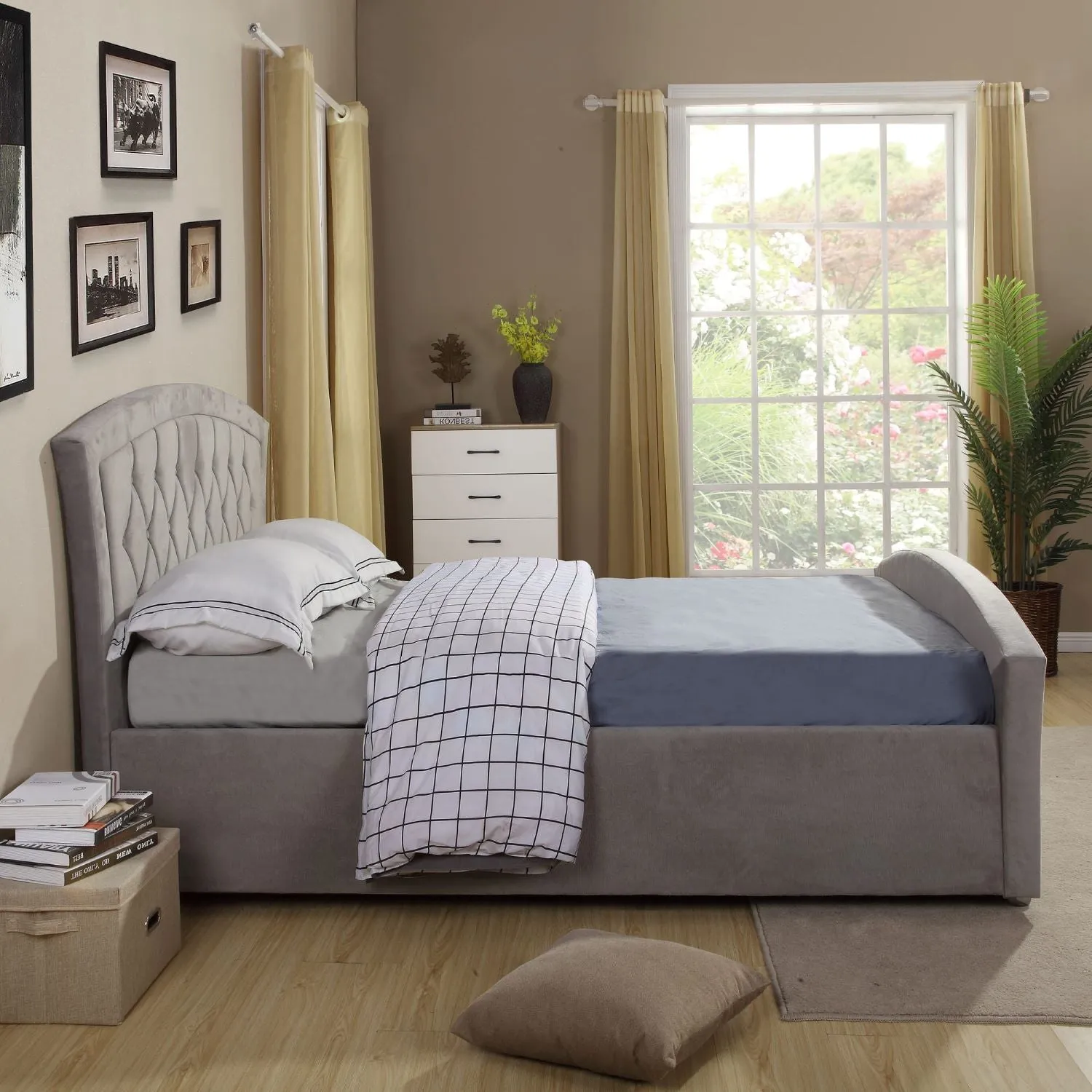Ella King Size Bed With Storage