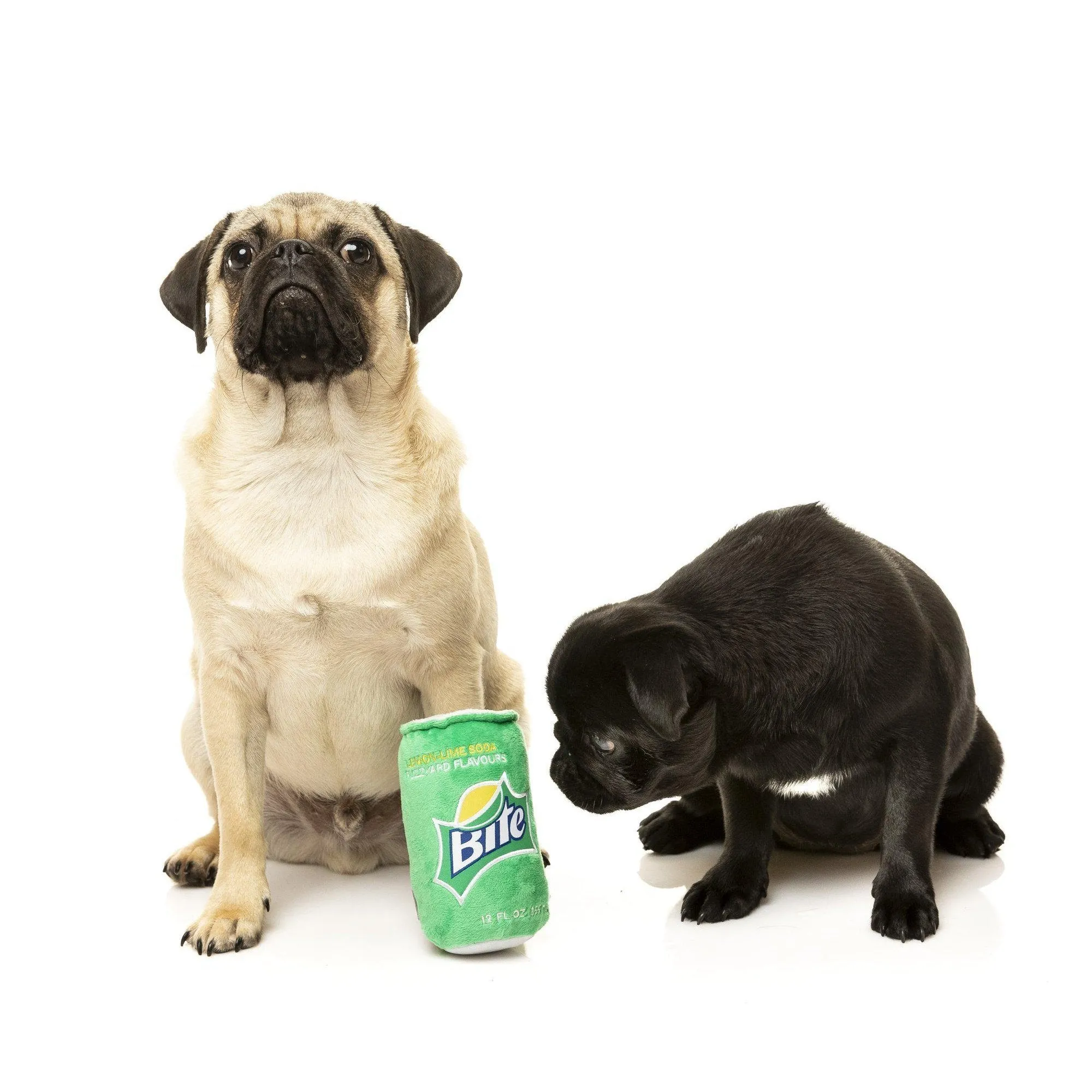 FuzzYard | Bite ( Sprite ) Soft Drink - Plush Dog Toy