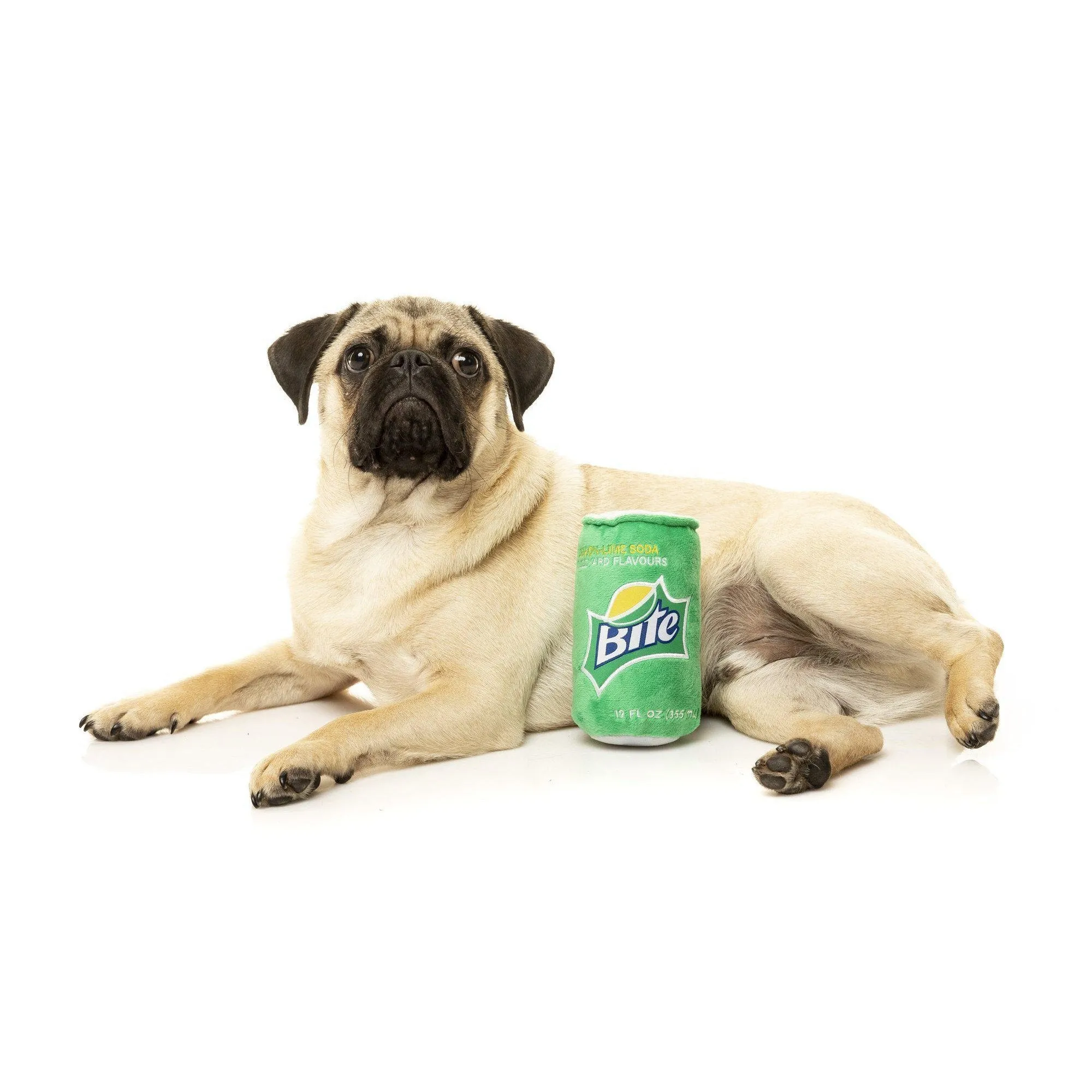 FuzzYard | Bite ( Sprite ) Soft Drink - Plush Dog Toy