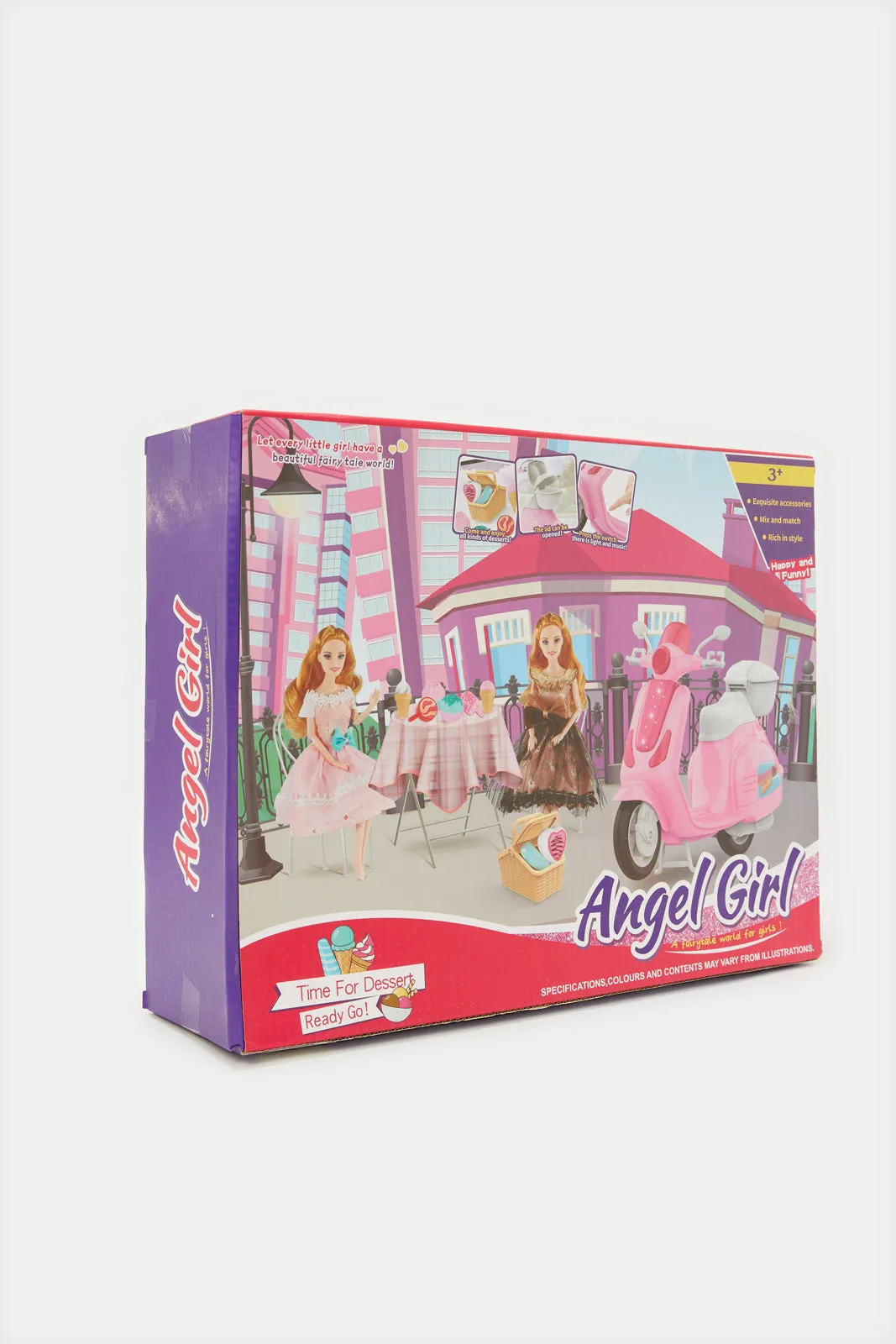 Girls Pink Motorcycle Toy