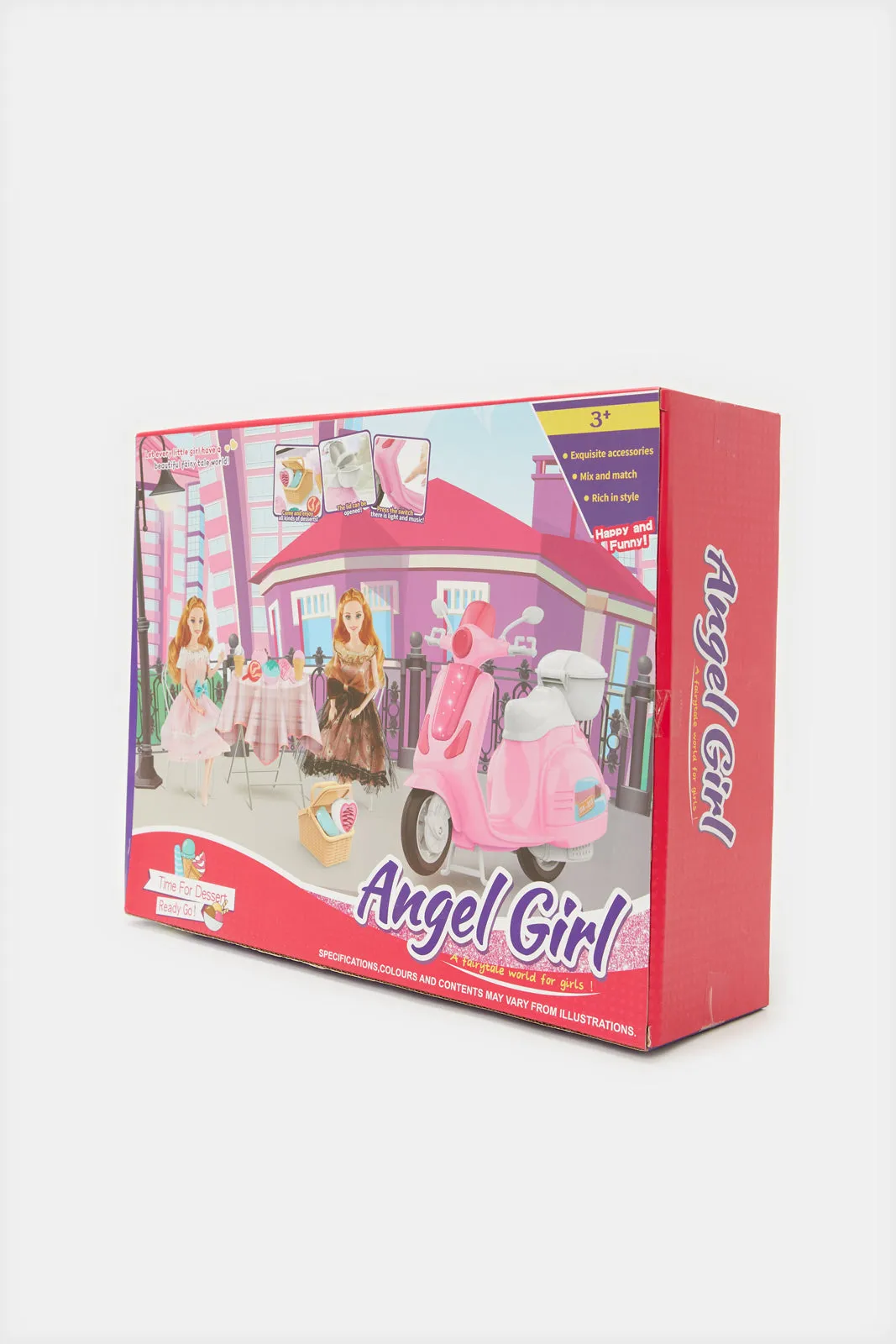 Girls Pink Motorcycle Toy