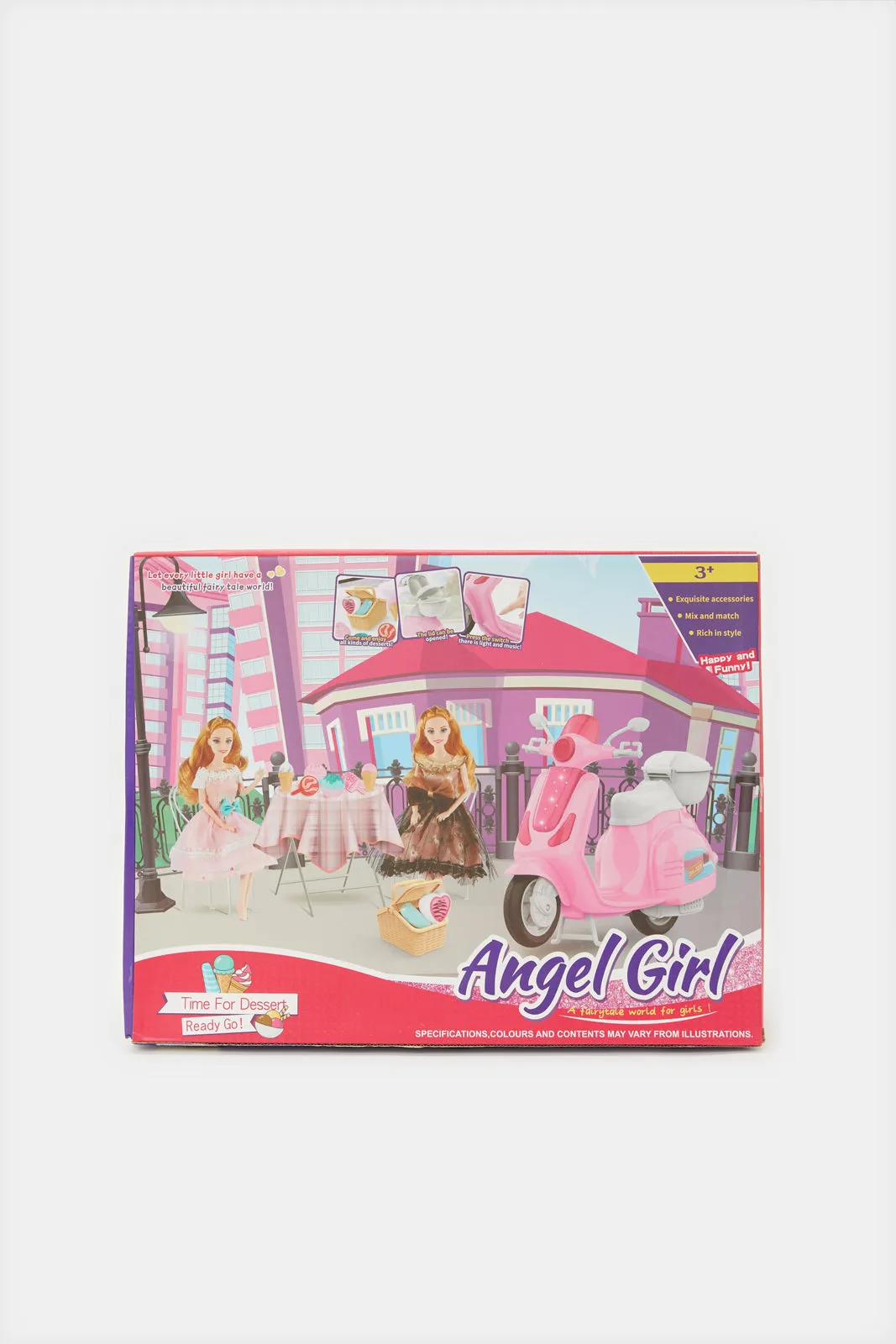 Girls Pink Motorcycle Toy