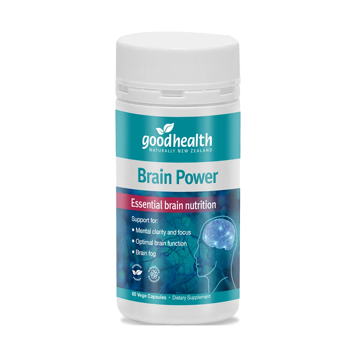Good Health Brain Power 60 Veggie Capsules