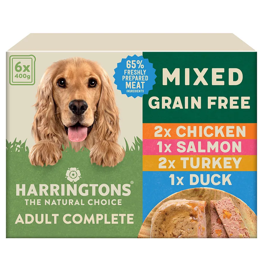 Harringtons Complete Mixed Pouches Adult Dog 6x400g