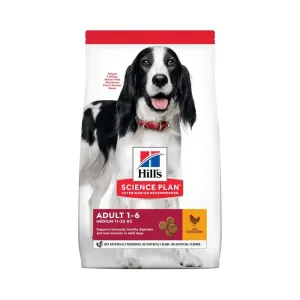 Hill's Science Plan Canine Adult Medium Chicken Dry Dog Food 12kg - Bonus Bag
