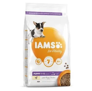 Iams Vitality Small-Medium Chicken 12kg - Dry Puppy Food