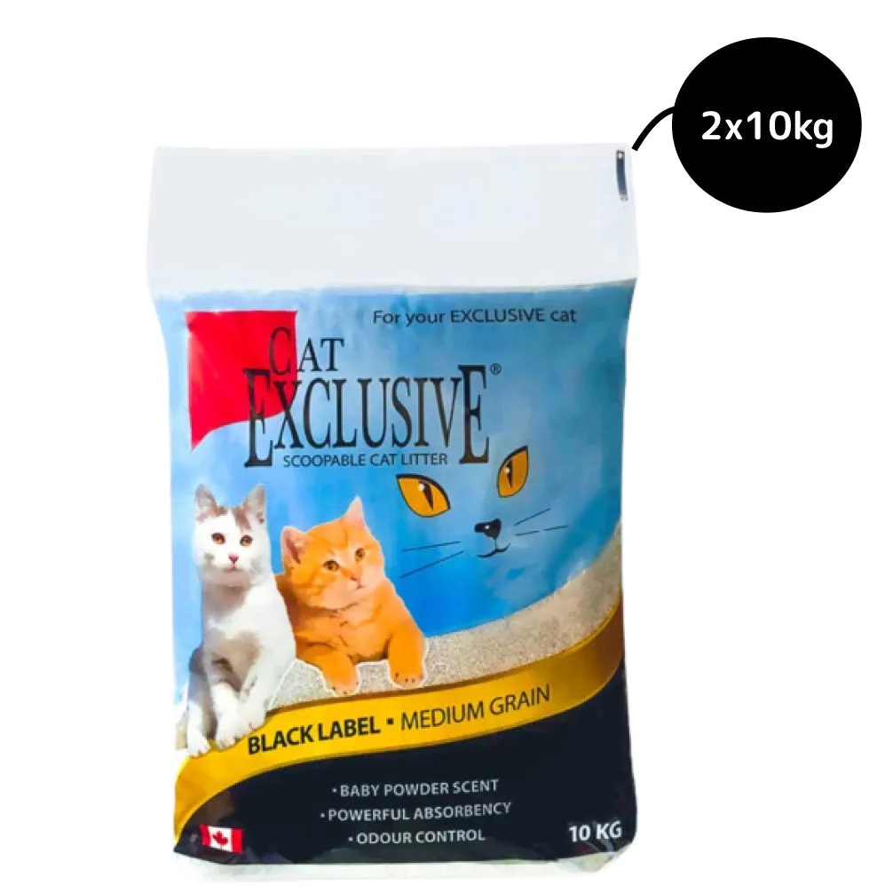 Intersand Cat's Exclusive Sodium Bentonite Sand & Baby Powder Scented Cat Litter