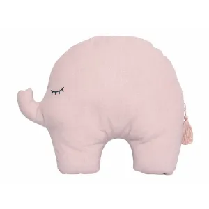 Jabadabado Baby Elephant Pillow Pink Cotton