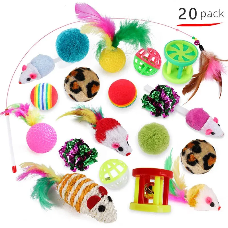 Kitten Toys Variety Pack Fun Combination Set for Cats