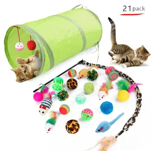 Kitten Toys Variety Pack Fun Combination Set for Cats