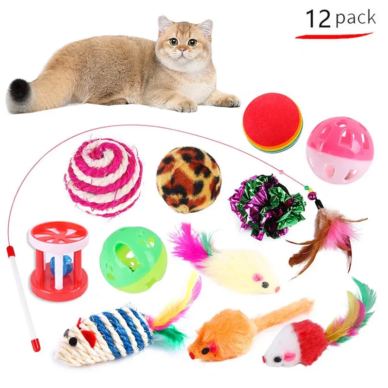 Kitten Toys Variety Pack Fun Combination Set for Cats