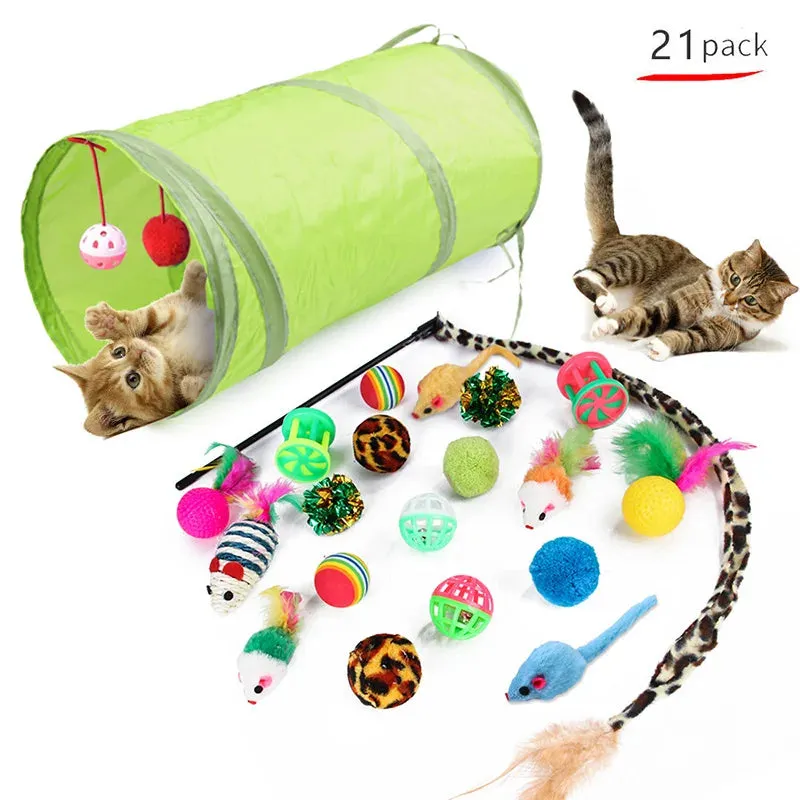 Kitten Toys Variety Pack Fun Combination Set for Cats