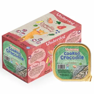 KOHE-VERSARY 8% OFF: Underdog Cooked Crocodile Complete & Balanced Frozen Dog Food 1.2kg