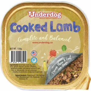 KOHE-VERSARY 8% OFF: Underdog Cooked Lamb Complete & Balanced Frozen Dog Food 150g