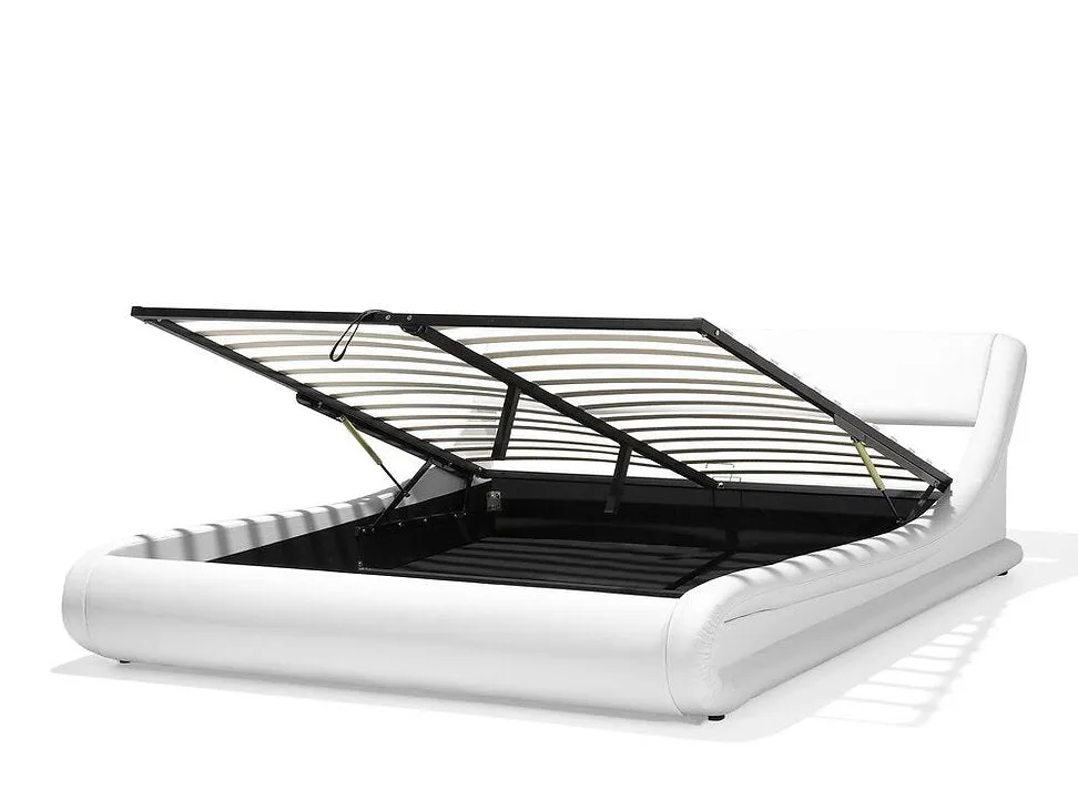 Lacey Winged Fabric Bed - 5ft King Size