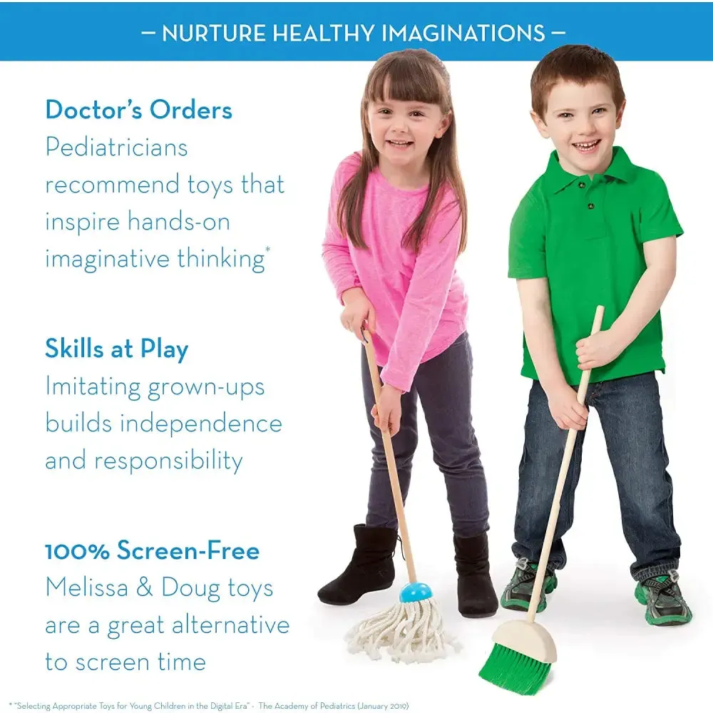 Melissa & Doug Let’s Play House Keeper - Dust, Sweep & Mop