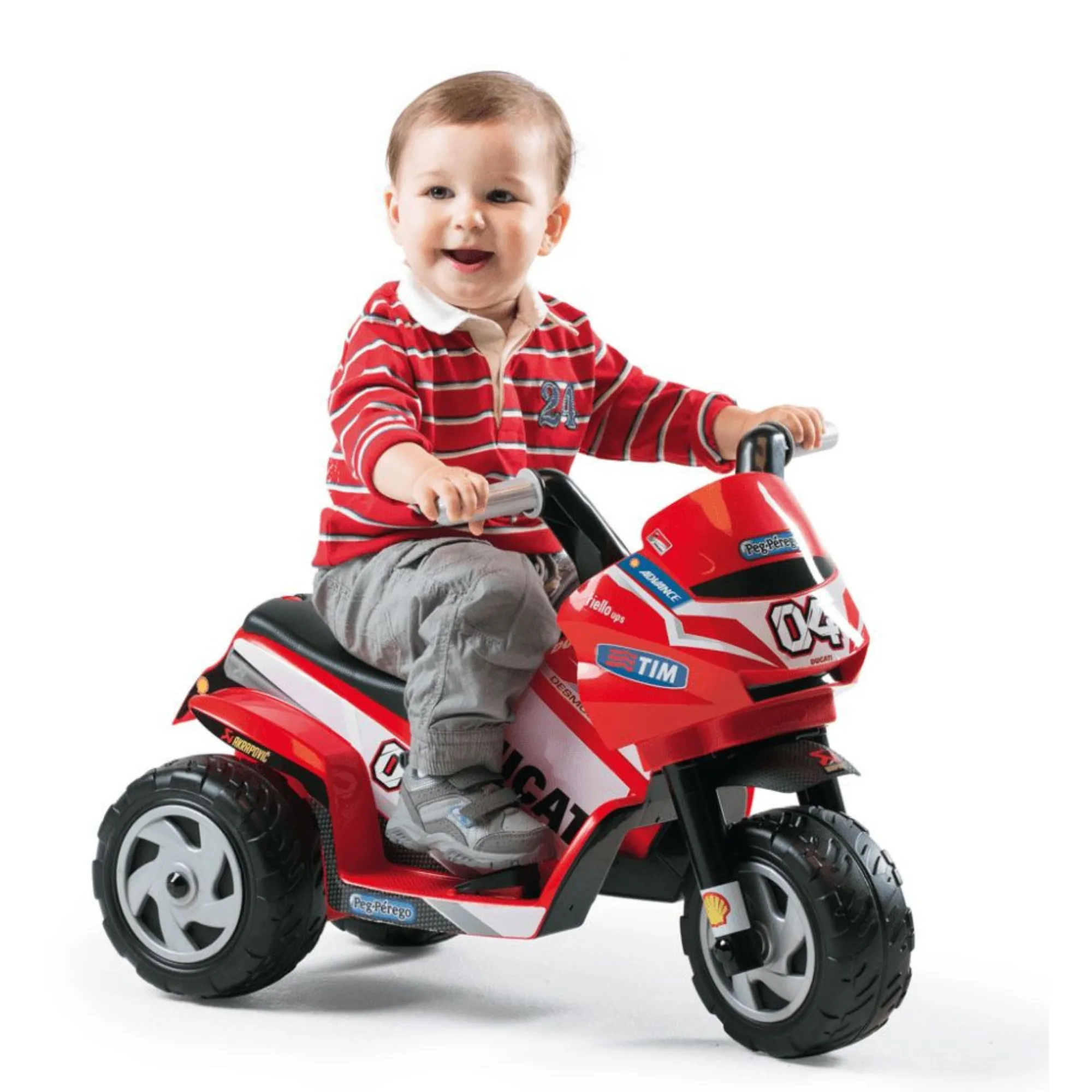 Mini Ducati Electric Motorbike with Helmet