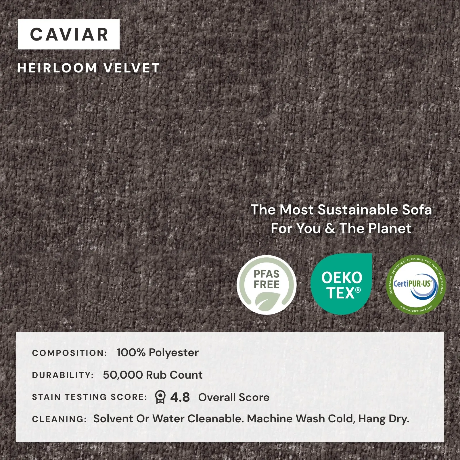 Modular Washable 6-Seater Open-Ends U-Sectional   Ottoman in Caviar | Memorix  Seat | Cloud Pillow