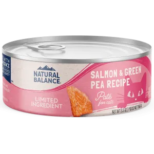Natural Balance Limited Ingredient Salmon & Green Pea Recipe Canned Cat Food