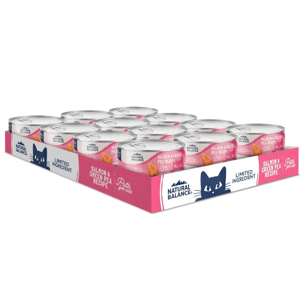 Natural Balance Limited Ingredient Salmon & Green Pea Recipe Canned Cat Food