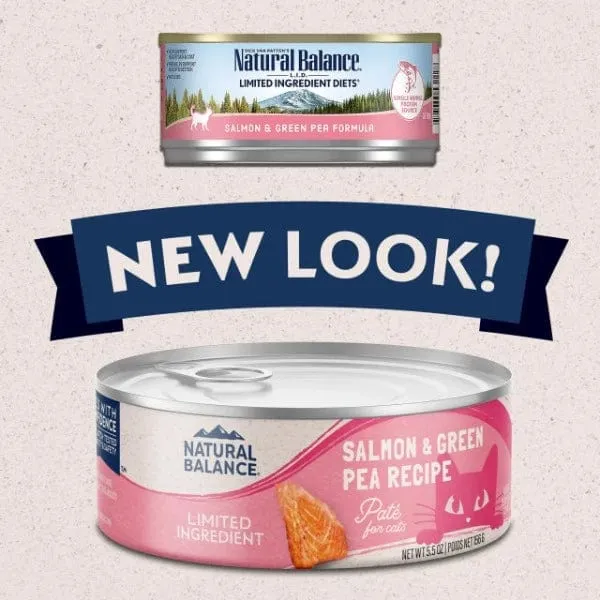 Natural Balance Limited Ingredient Salmon & Green Pea Recipe Canned Cat Food