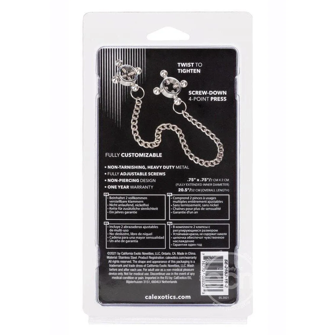 Nipple Grips 4-Point Nipple Press with Chain