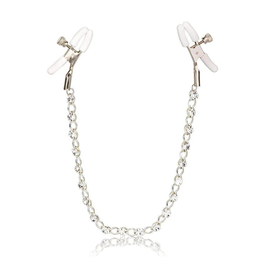 Nipple Play Crystal Chain Adjustable Nipple Clamps